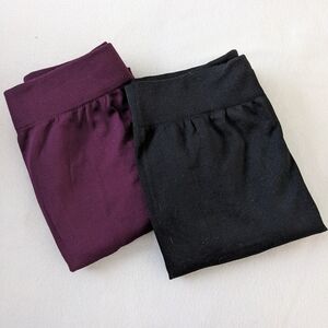 Two Fleece Lined Leggings